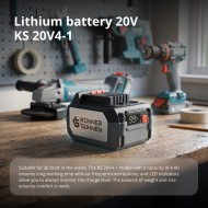 Комплект 2 батерии и зарядно 20V Könner & Söhnen KS 20V4-1-DUAL