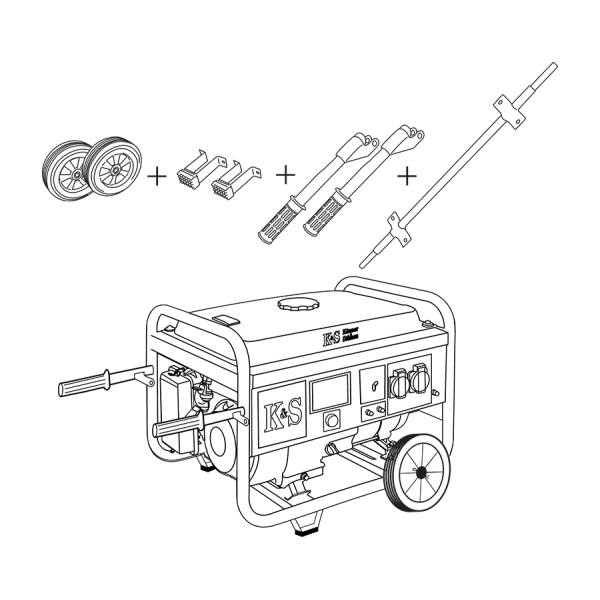 Комплект за транспорт Könner & Söhnen KS 7KIT
