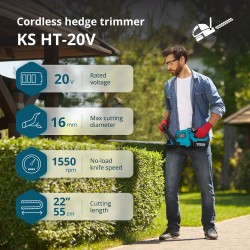 Промо комплект за жив плет Könner & Söhnen KS LBV-HT-SET